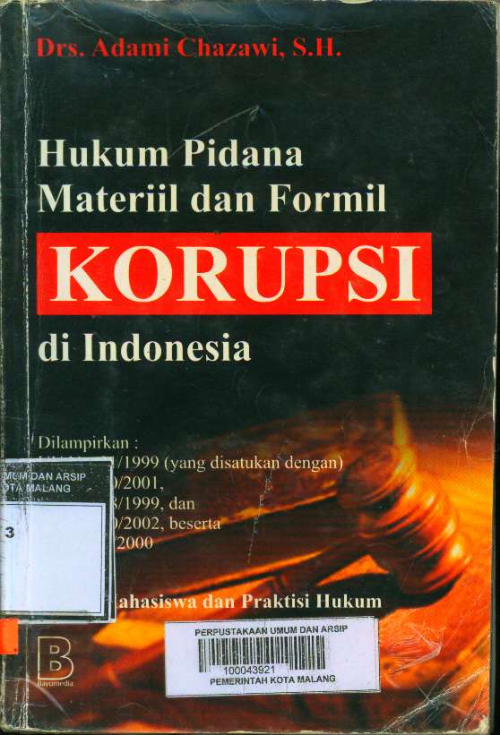 Detail Buku Hukum Pidana Adami Chazawi Nomer 22