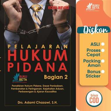 Detail Buku Hukum Pidana Adami Chazawi Nomer 28