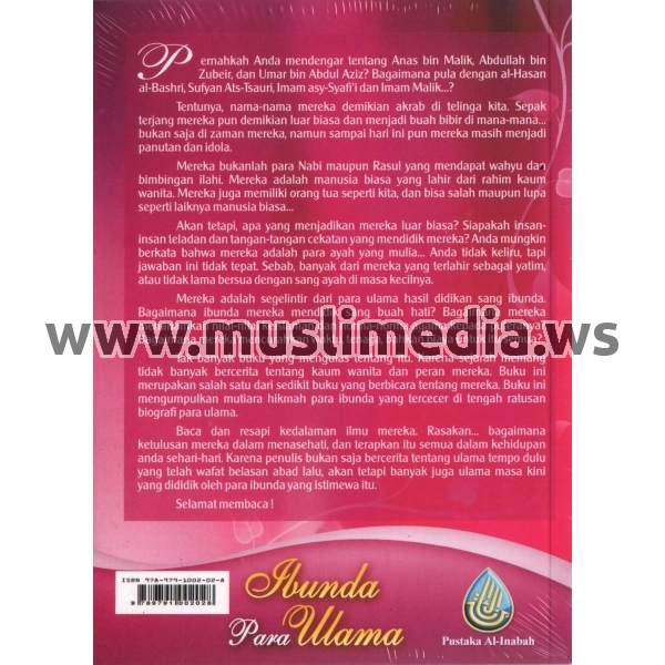 Detail Buku Ibunda Para Ulama Nomer 19