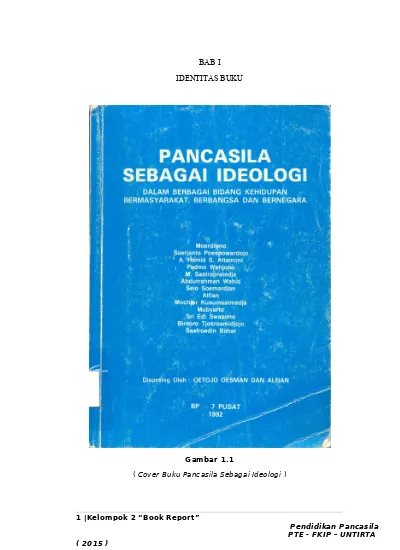 Detail Buku Ideologi Pancasila Nomer 9