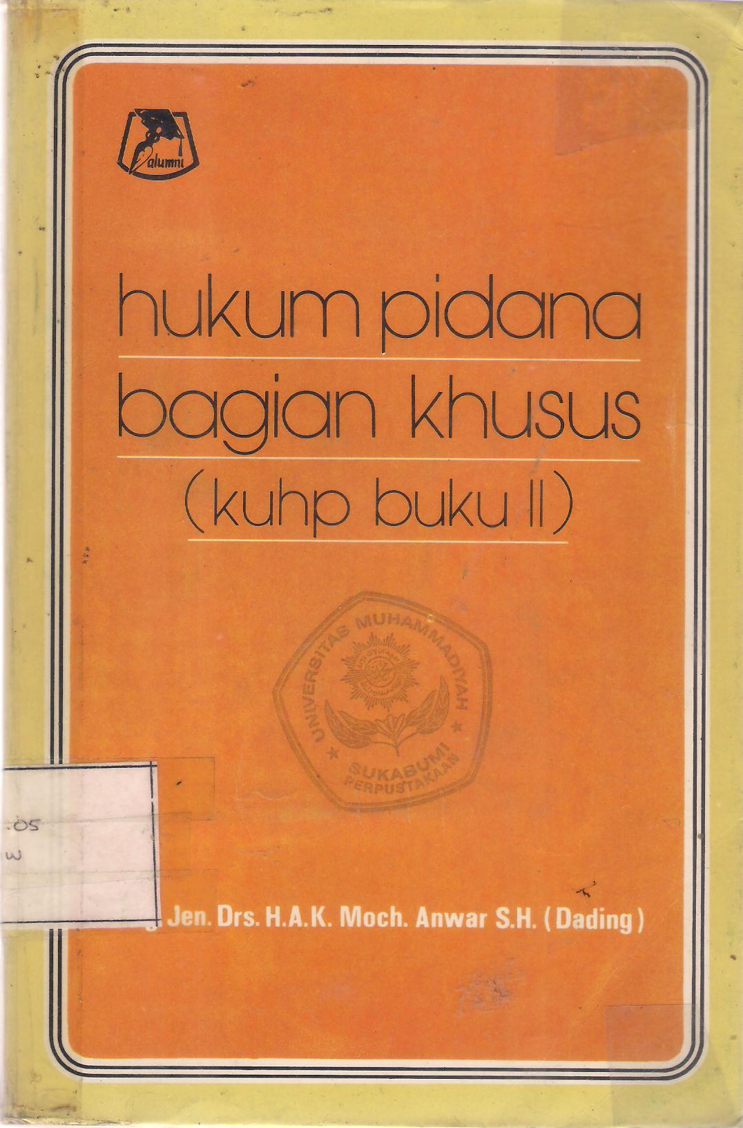 Detail Buku Ii Kuhp Nomer 3