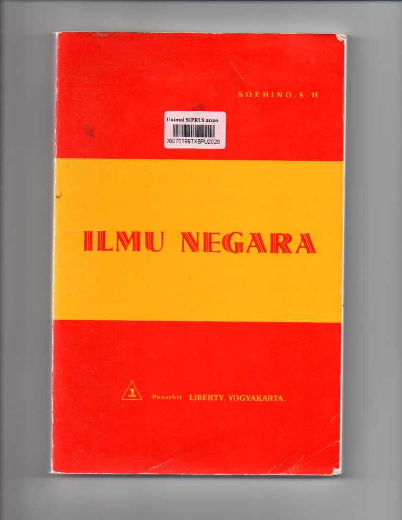 Detail Buku Ilmu Negara Soehino Nomer 16