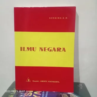 Detail Buku Ilmu Negara Soehino Nomer 26