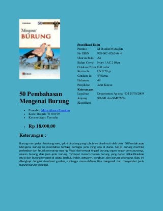 Detail Buku Ilmu Pengetahuan Dan Isinya Nomer 5