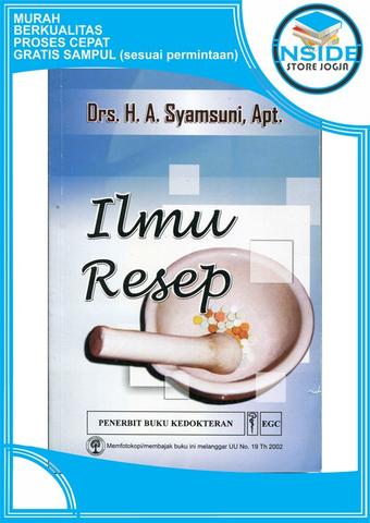 Detail Buku Ilmu Resep Nomer 13