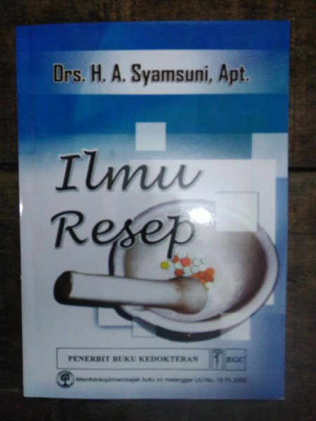 Detail Buku Ilmu Resep Nomer 8