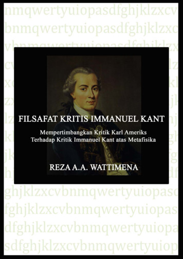 Detail Buku Immanuel Kant Nomer 30