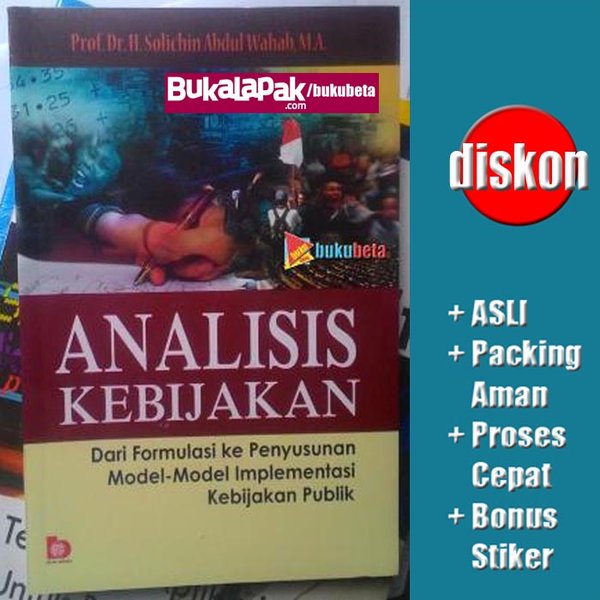 Detail Buku Implementasi Kebijakan Publik Nomer 50