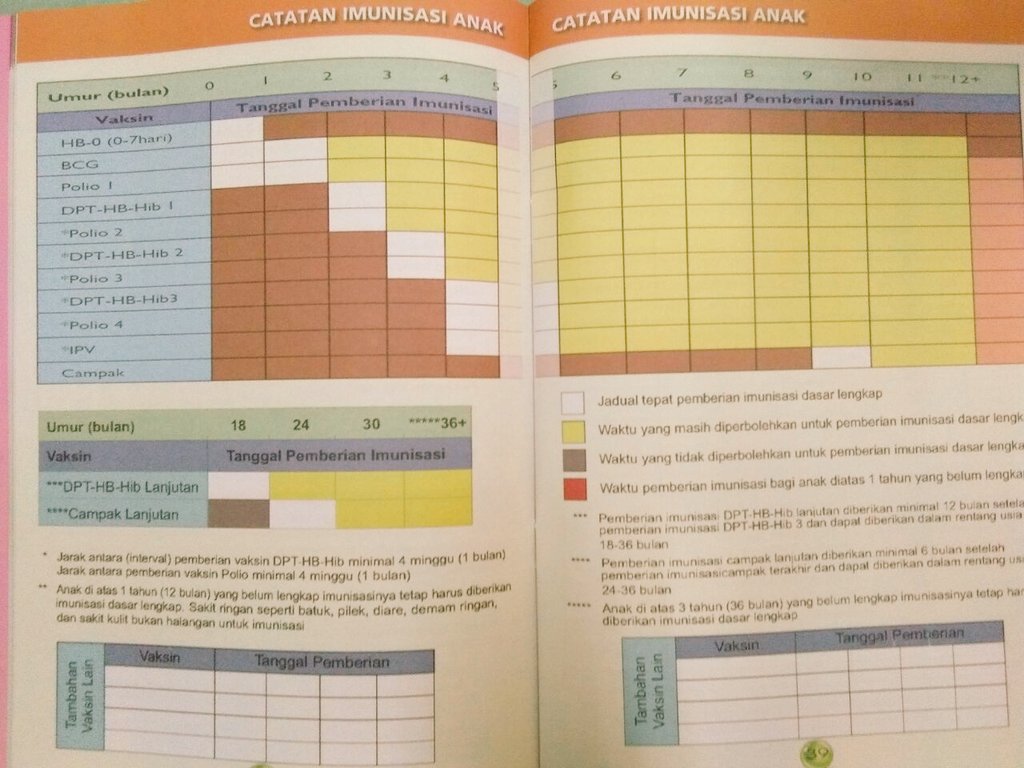 Detail Buku Imunisasi Anak Nomer 5