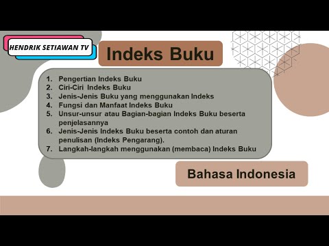 Detail Buku Indeks Adalah Nomer 15