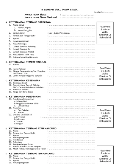 Detail Buku Induk Perpustakaan Nomer 34