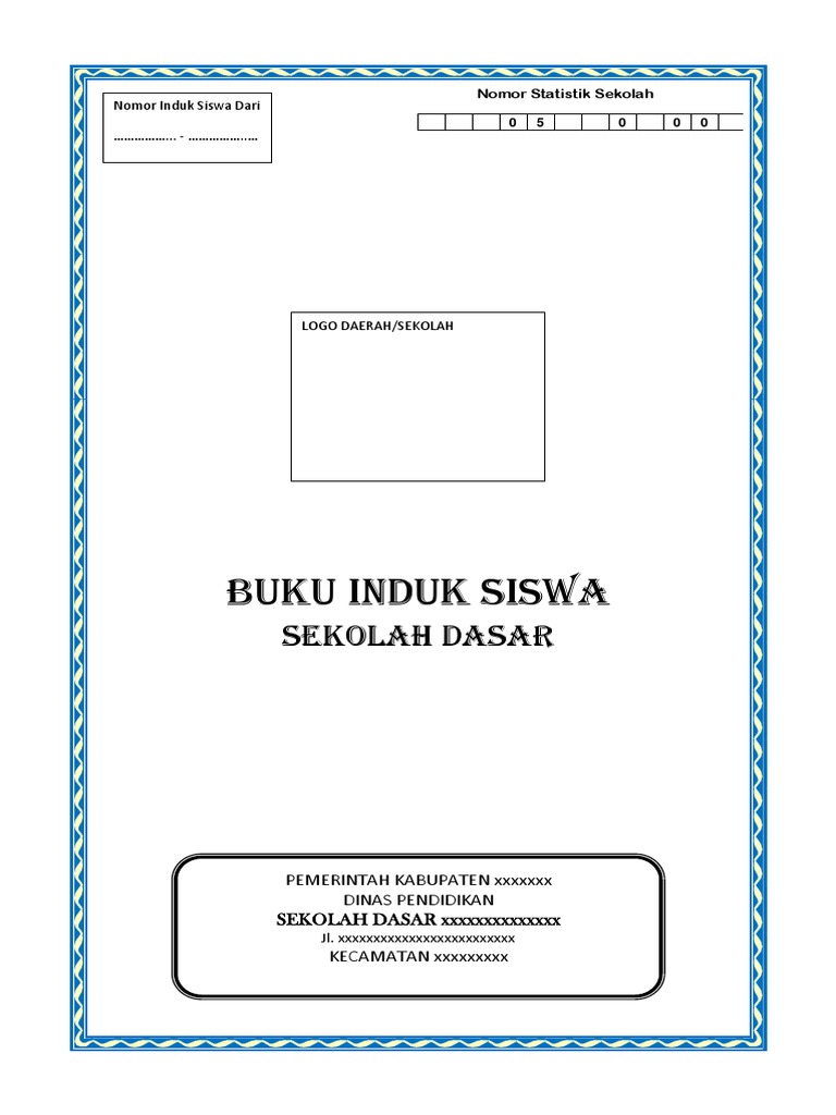 Detail Buku Induk Sd Nomer 22