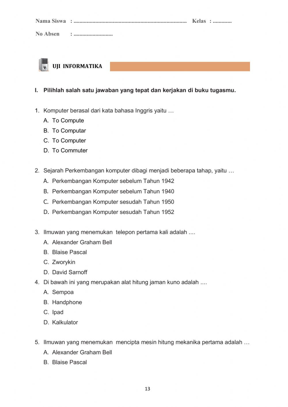 Detail Buku Informatika Kelas 7 Nomer 47