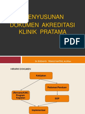 Detail Buku Instrumen Akreditasi Klinik Pratama Nomer 8