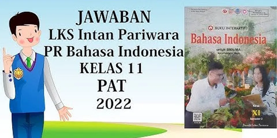 Detail Buku Intan Pariwara Bahasa Indonesia Kelas 11 Nomer 41