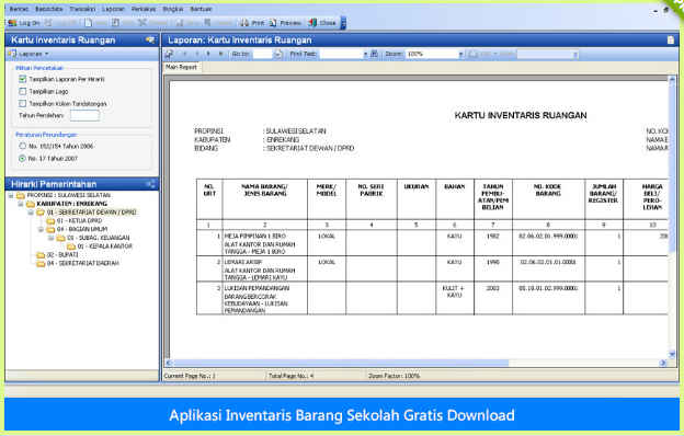 Detail Buku Inventaris Barang Sekolah Nomer 47