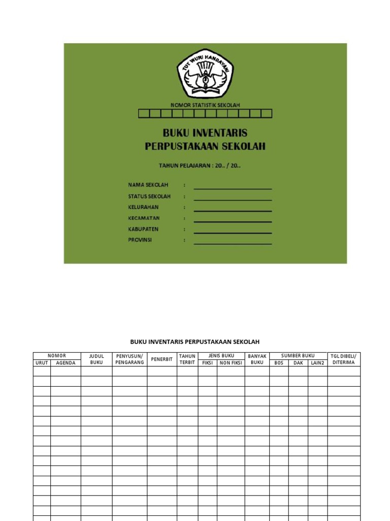 Detail Buku Inventaris Perpustakaan Nomer 10