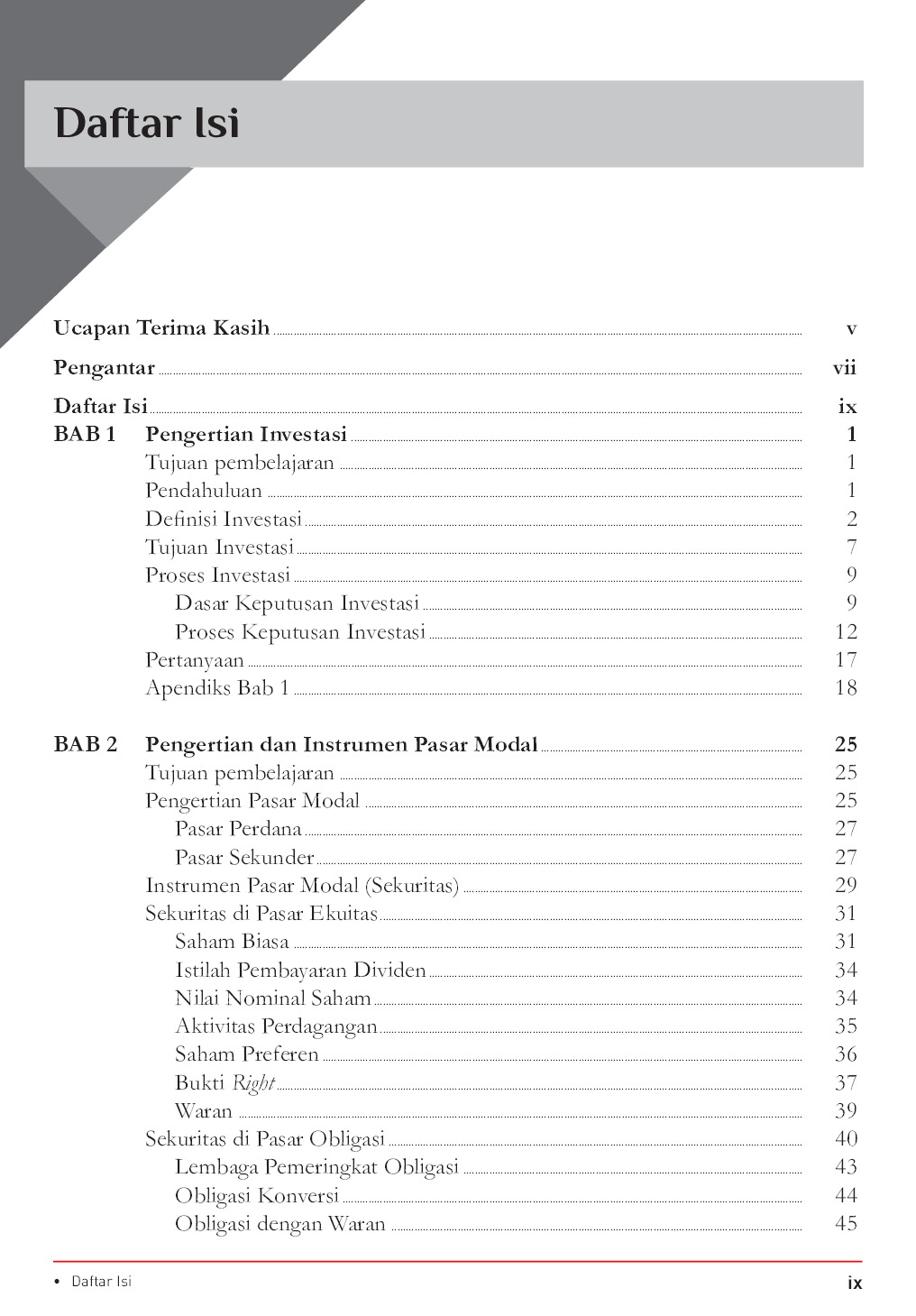 Detail Buku Investasi Dan Pasar Modal Nomer 26