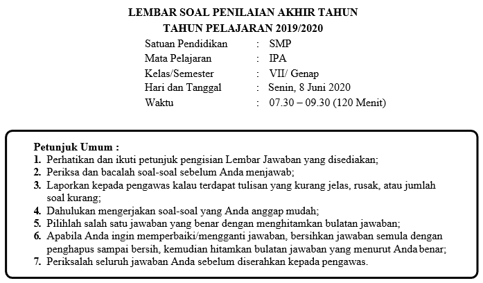 Detail Buku Ipa Kelas 7 Kurikulum 2013 Semester 2 Nomer 19