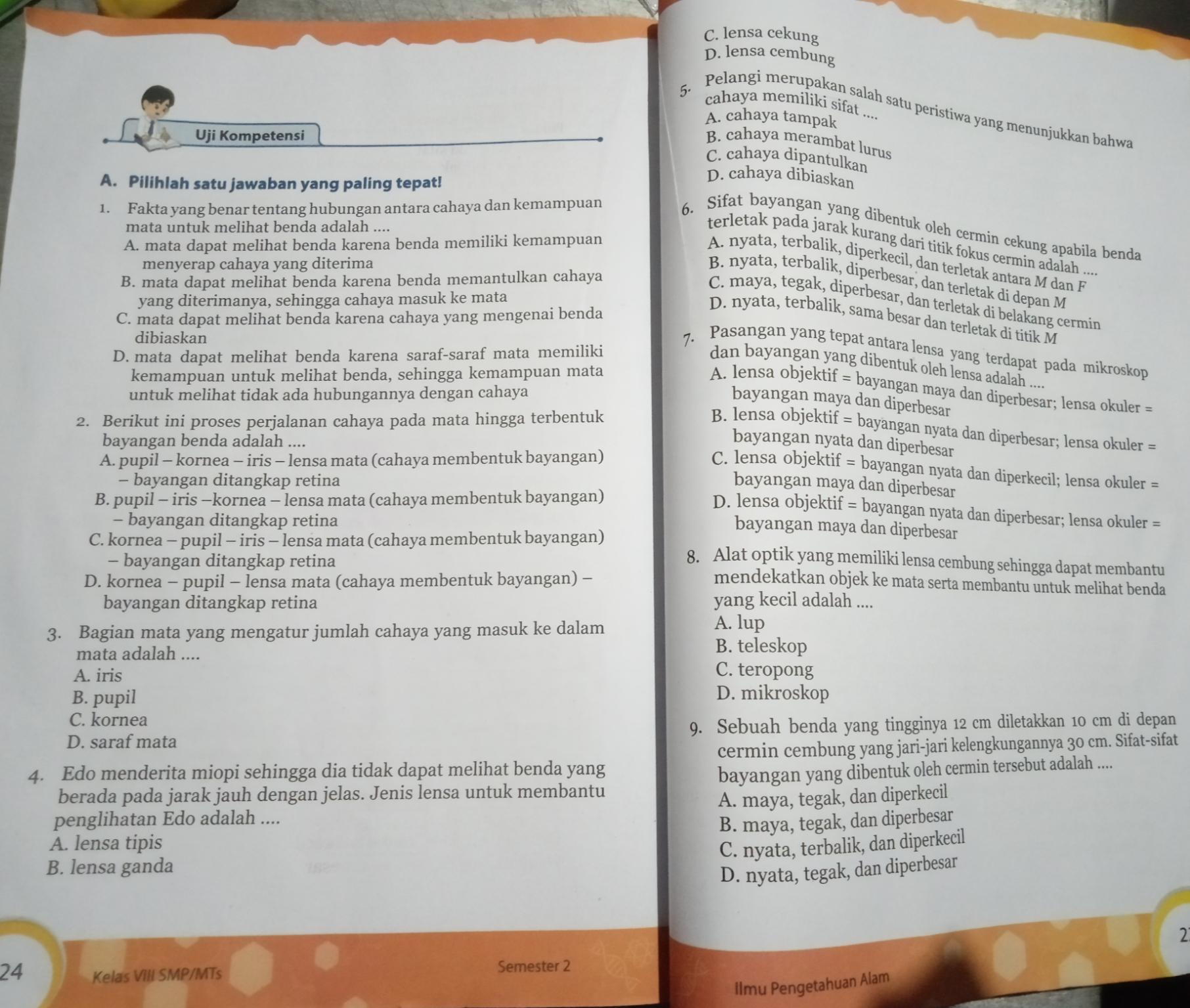 Detail Buku Ipa Kelas 8 Semester 2 Nomer 45