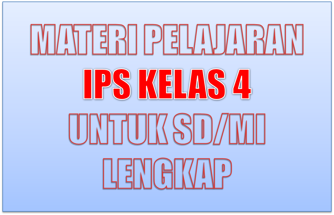 Detail Buku Ips Kelas 4 Sd Semester 1 Nomer 2