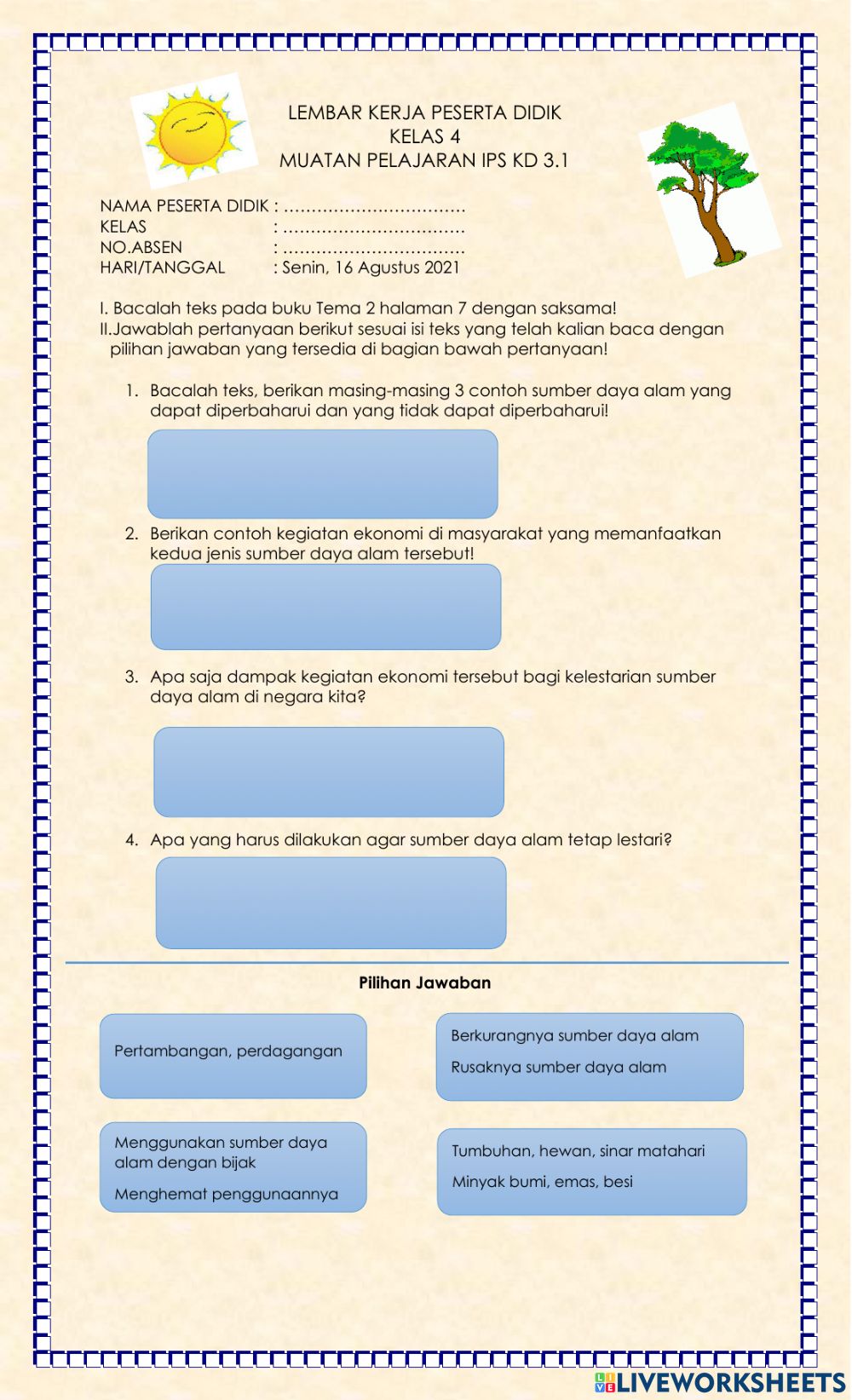 Detail Buku Ips Kelas 4 Sd Semester 1 Nomer 46