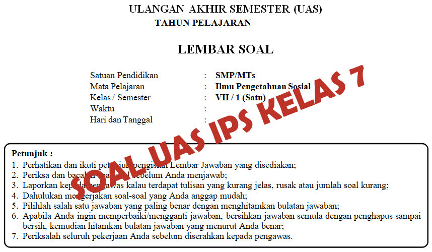 Detail Buku Ips Kelas 7 Kurikulum 13 Nomer 15