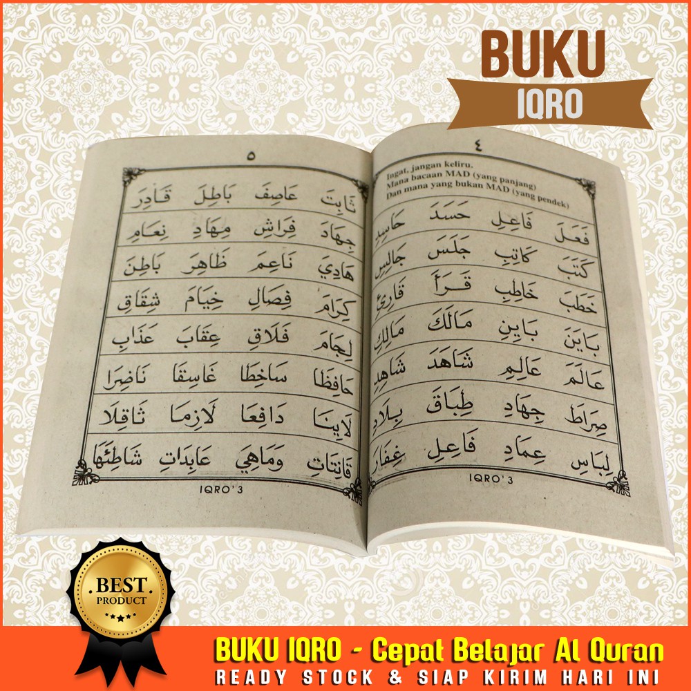 Detail Buku Iqro 1 Nomer 31