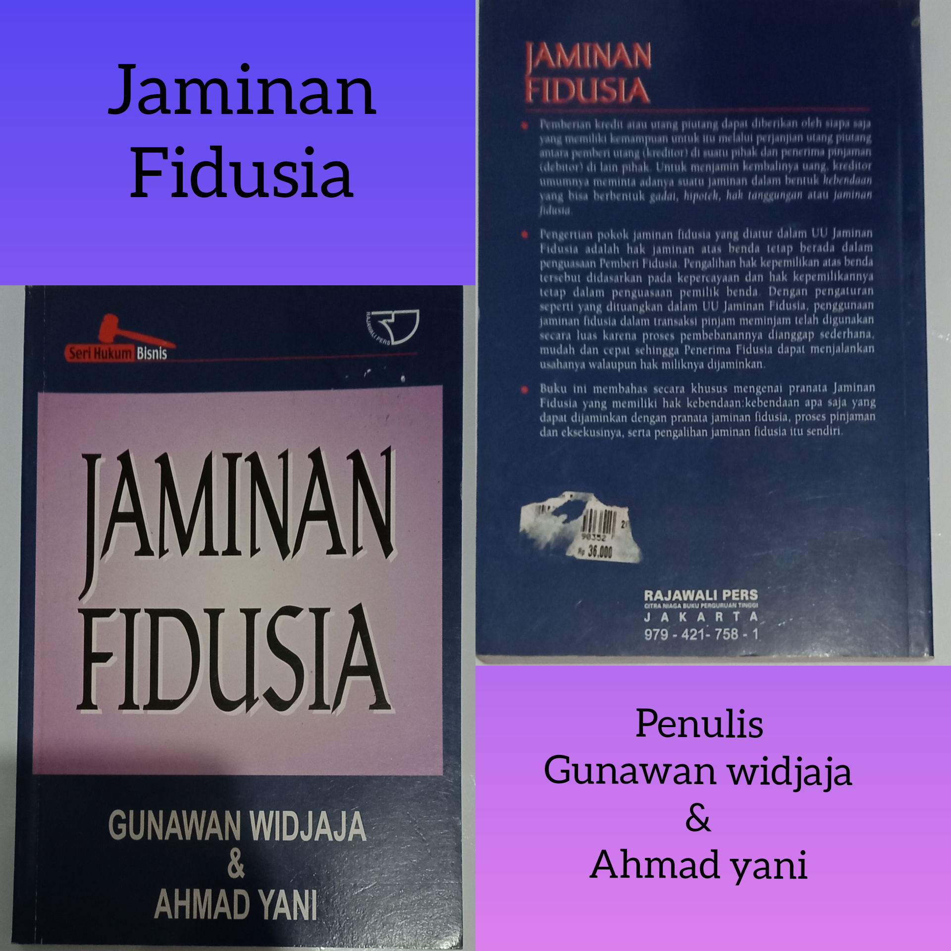 Detail Buku Jaminan Fidusia Nomer 8