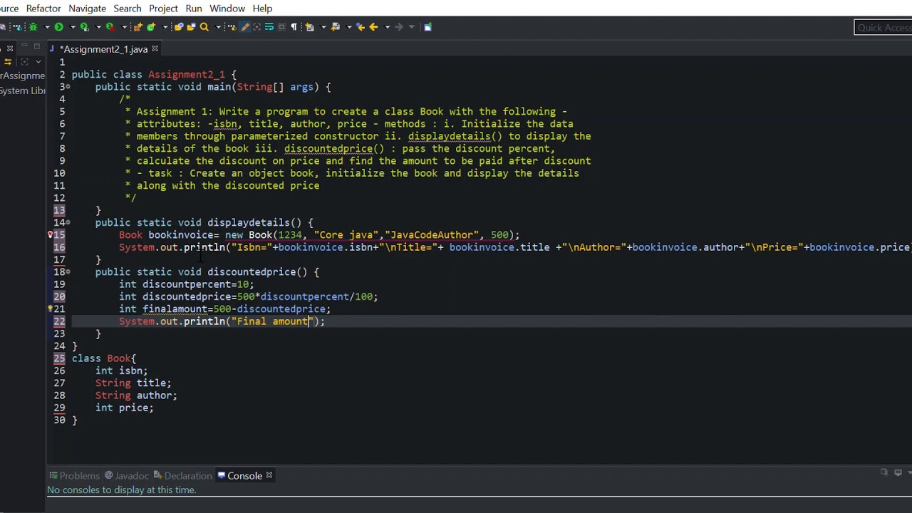 Detail Buku Java Programming Nomer 47