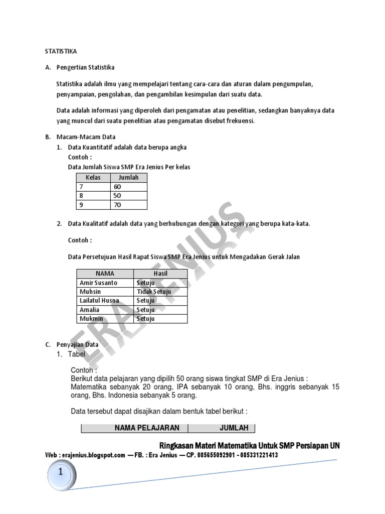 Detail Buku Jenius Matematika Kelas 7 Nomer 44