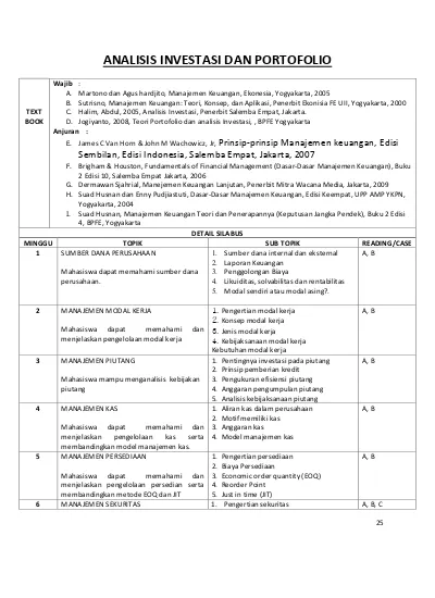 Detail Buku Jogiyanto Teori Portofolio Dan Analisis Investasi Nomer 43