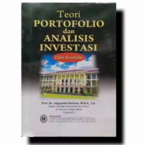 Detail Buku Jogiyanto Teori Portofolio Dan Analisis Investasi Nomer 6
