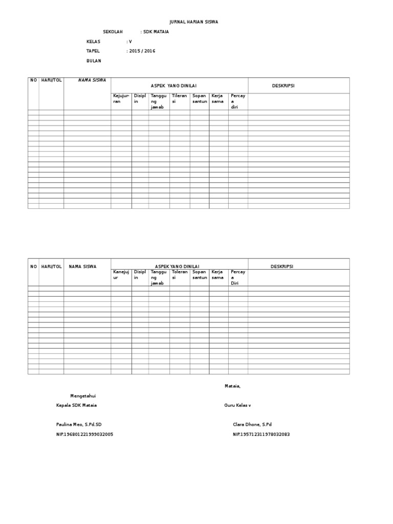 Buku Jurnal Siswa - KibrisPDR