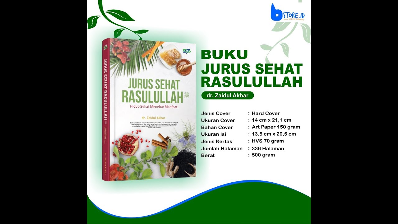 Detail Buku Jurus Sehat Rasulullah Nomer 35