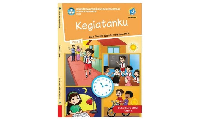 Detail Buku K13 Kelas 1 Tema 3 Revisi 2017 Nomer 3