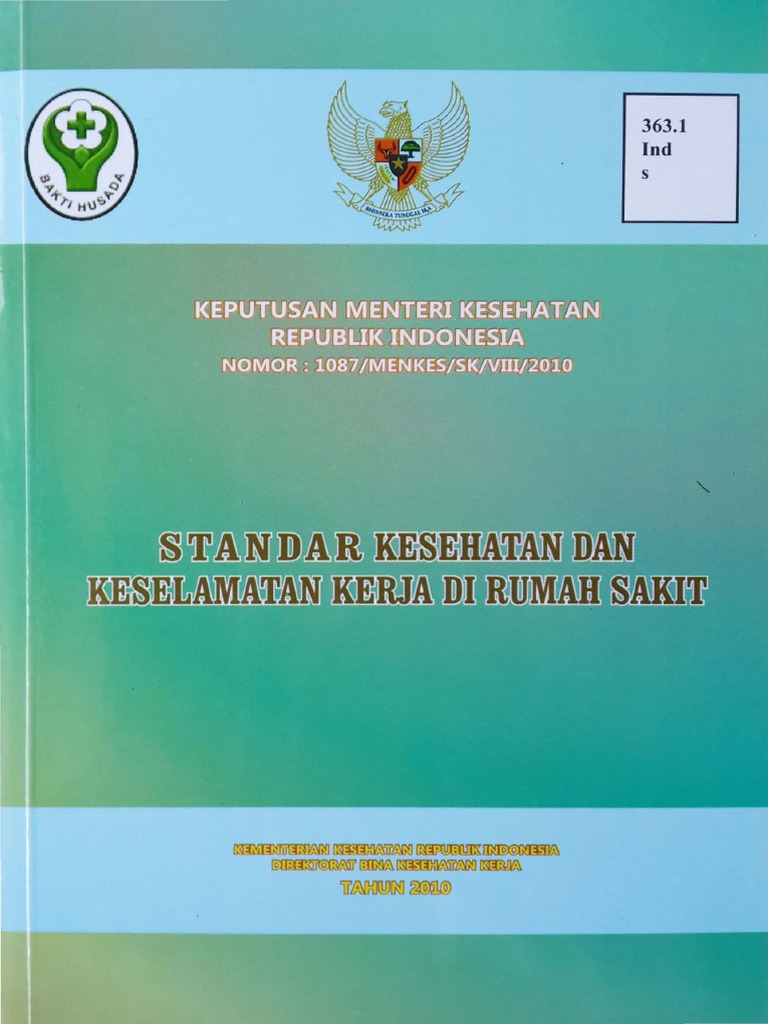 Detail Buku K3 Rumah Sakit Nomer 16