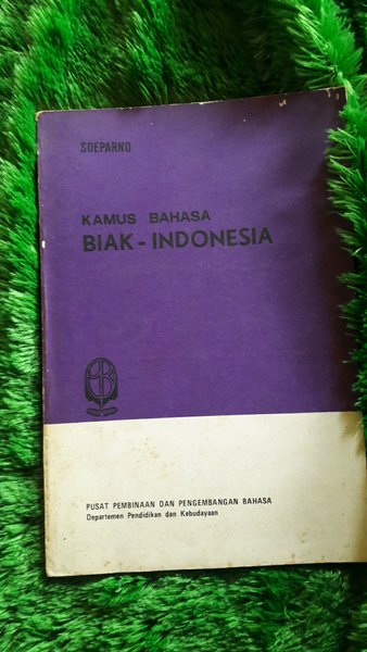 Detail Buku Kamus Bahasa Biak Nomer 3