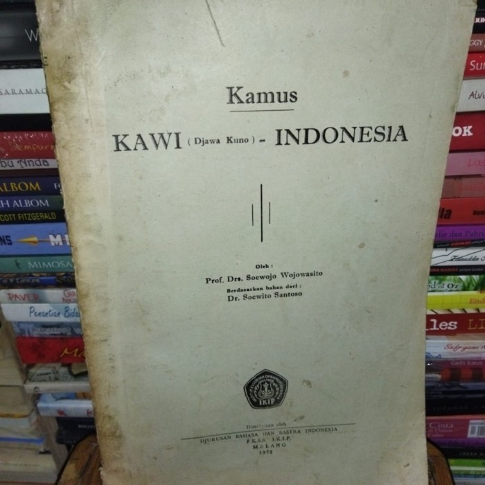 Detail Buku Kamus Bahasa Kawi Nomer 13