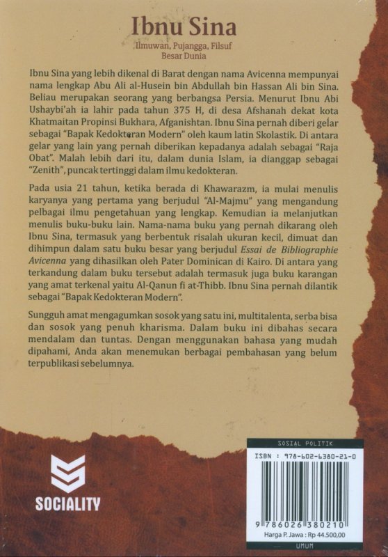 Detail Buku Karya Ibnu Sina Nomer 16