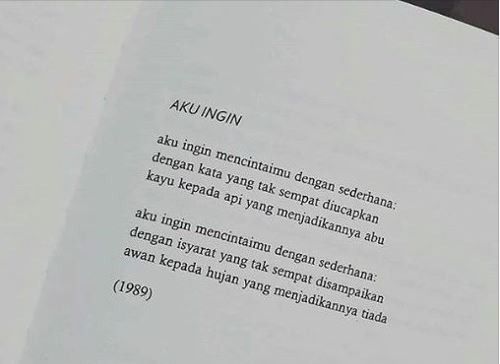 Detail Buku Karya Sapardi Djoko Damono Nomer 44