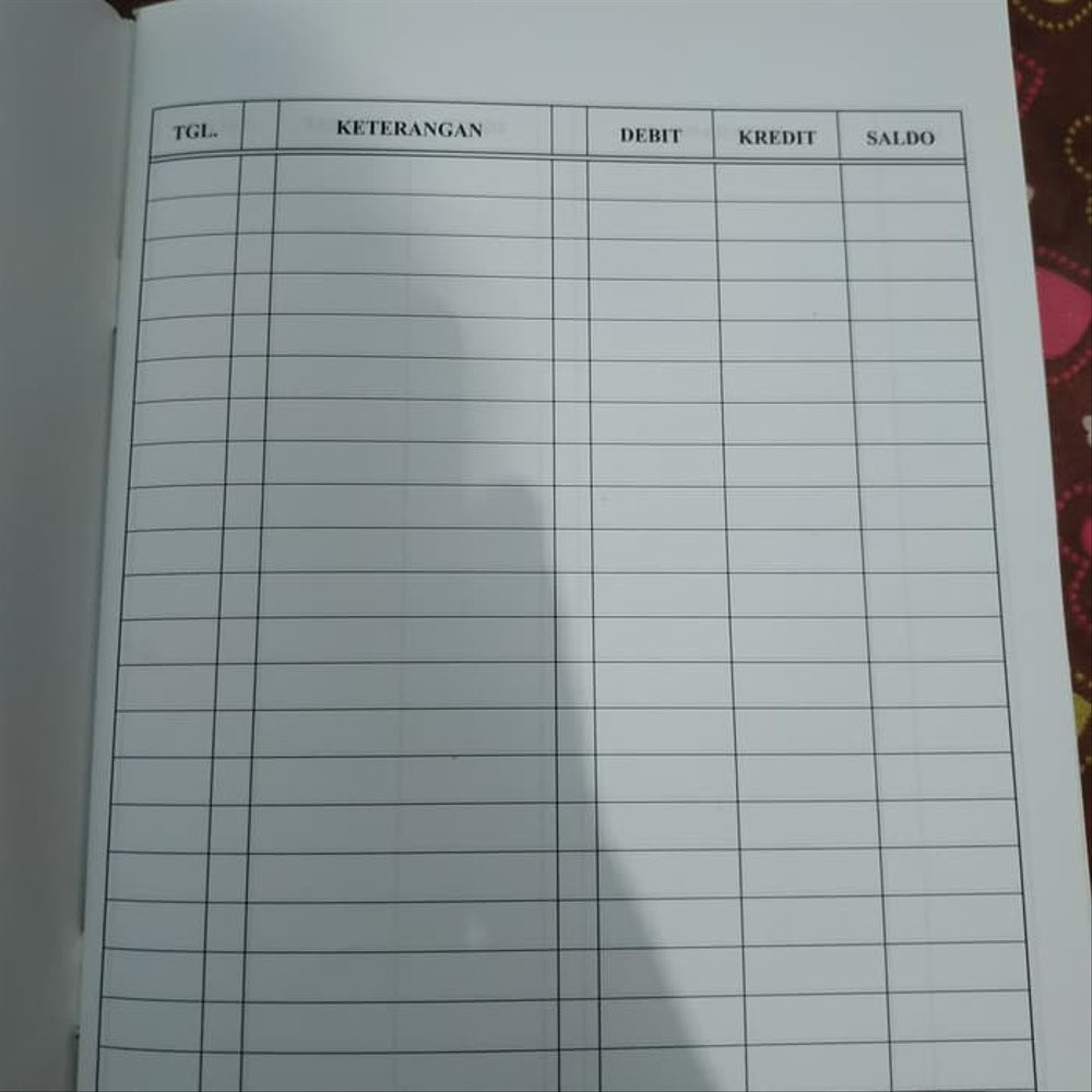 Buku Kas Debet Kredit Saldo - KibrisPDR