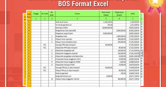 Detail Buku Kas Excel Nomer 38