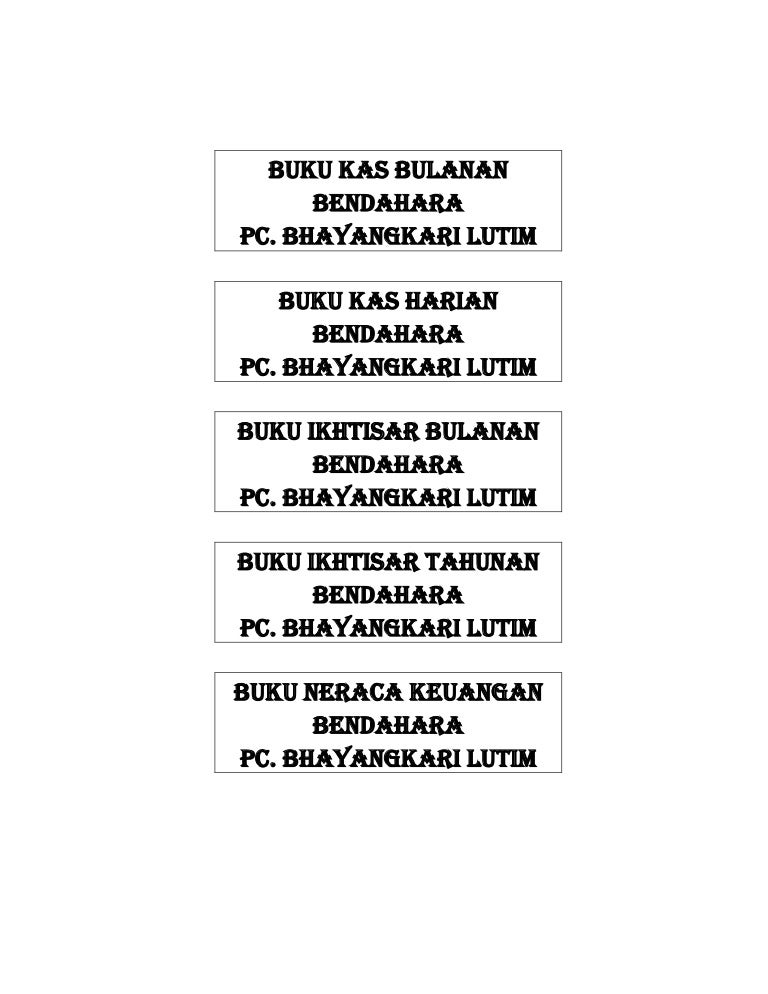 Detail Buku Kas Harian Nomer 39