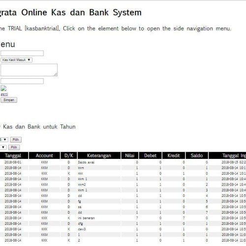 Detail Buku Kas Online Nomer 25