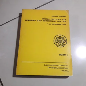 Detail Buku Kedokteran Gigi Semester 1 Nomer 14