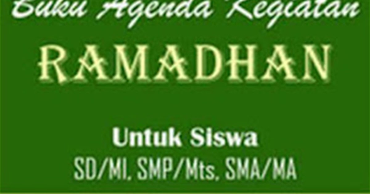 Detail Buku Kegiatan Bulan Ramadhan Nomer 42