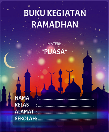 Detail Buku Kegiatan Ramadhan Nomer 26