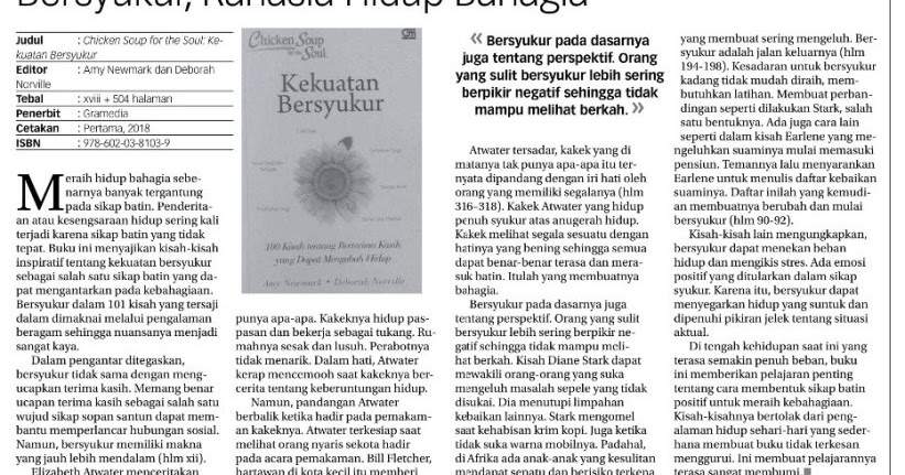 Detail Buku Kekuatan Bersyukur Nomer 17