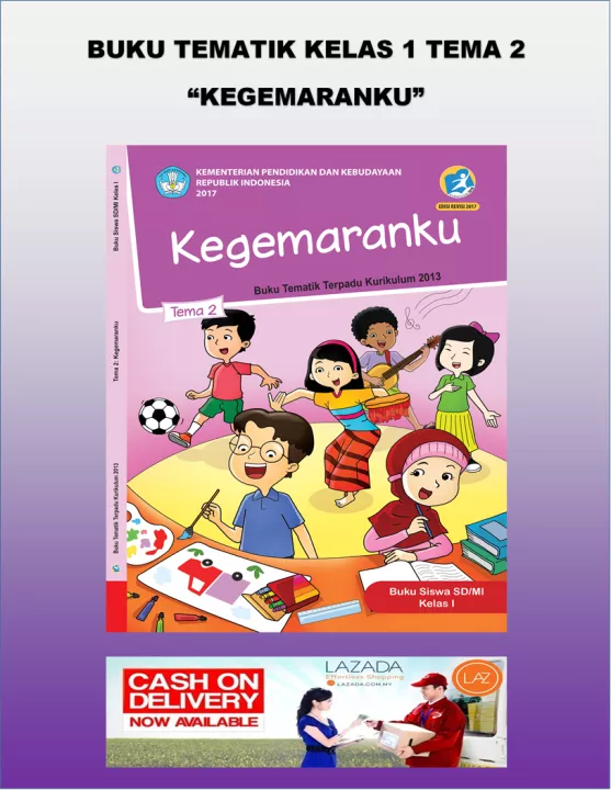 Detail Buku Kelas 1 Tema 2 Nomer 53